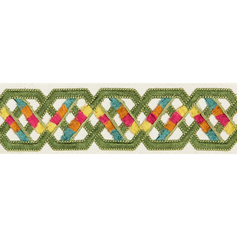 Sample T8019104-37 Loriyan Tape Fiesta Brunschwig and Fils Fabric