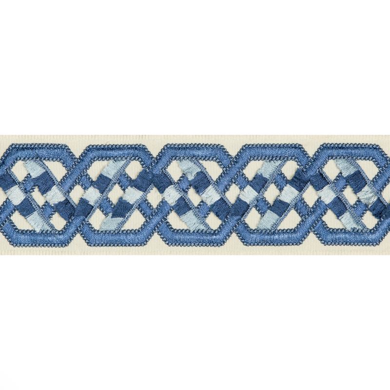 Sample T8019104-5 Loriyan Tape Delft Brunschwig and Fils Fabric