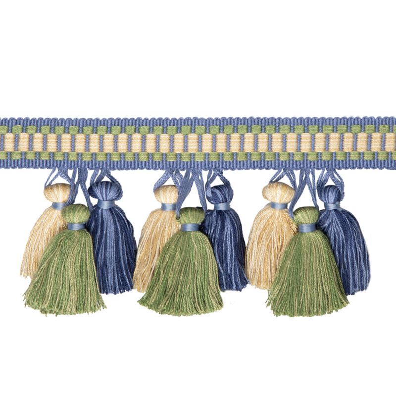 Sample T8020100.15.0 Andre Tassel Fringe Multi Color Brunschwig and Fils Fabric