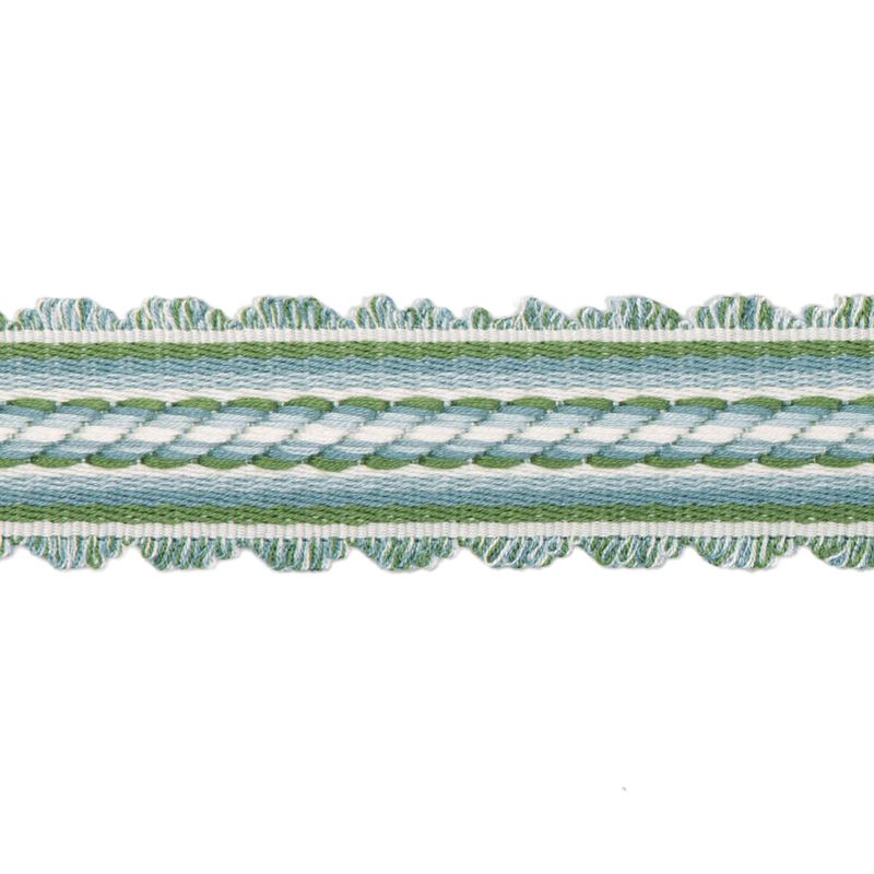 Sample T8020101.153.0 Jacqueline Braid Multi Color Brunschwig and Fils Fabric