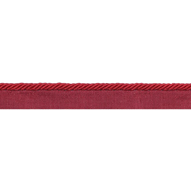 Sample T8020105.19.0 Picardy Cord Red Brunschwig and Fils Fabric