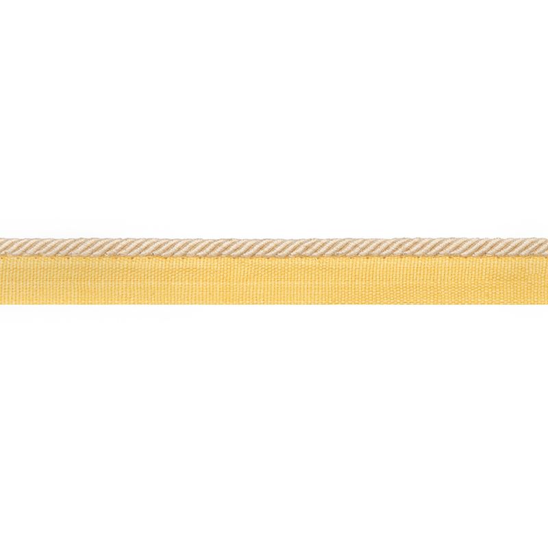 Sample T8020105.401.0 Picardy Cord Yellow/Gold Brunschwig and Fils Fabric