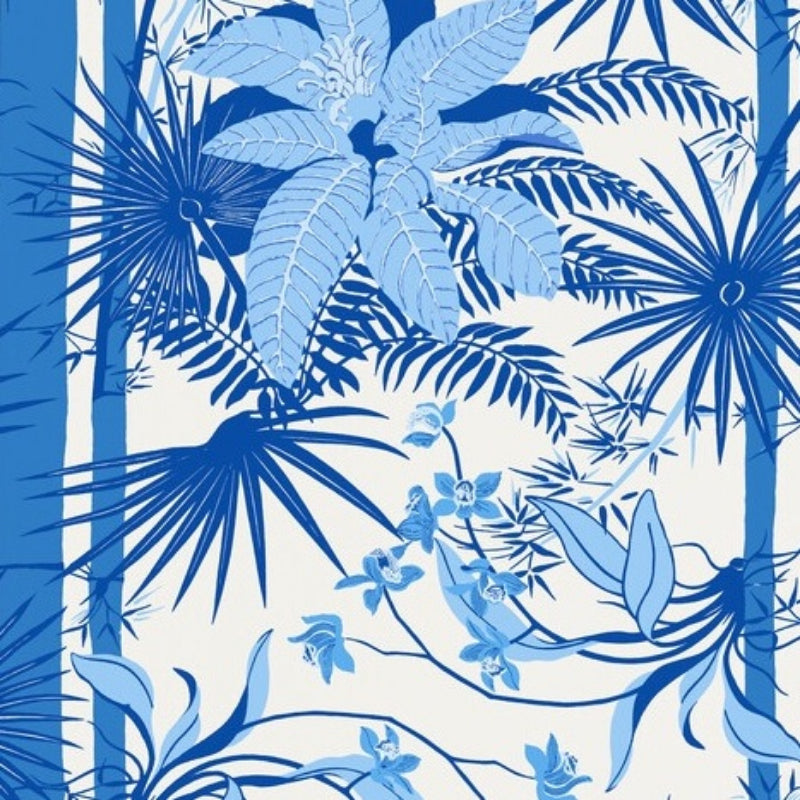 Sample W3580.5.0 Orquidea, Blue by Kravet Couture Wallpaper