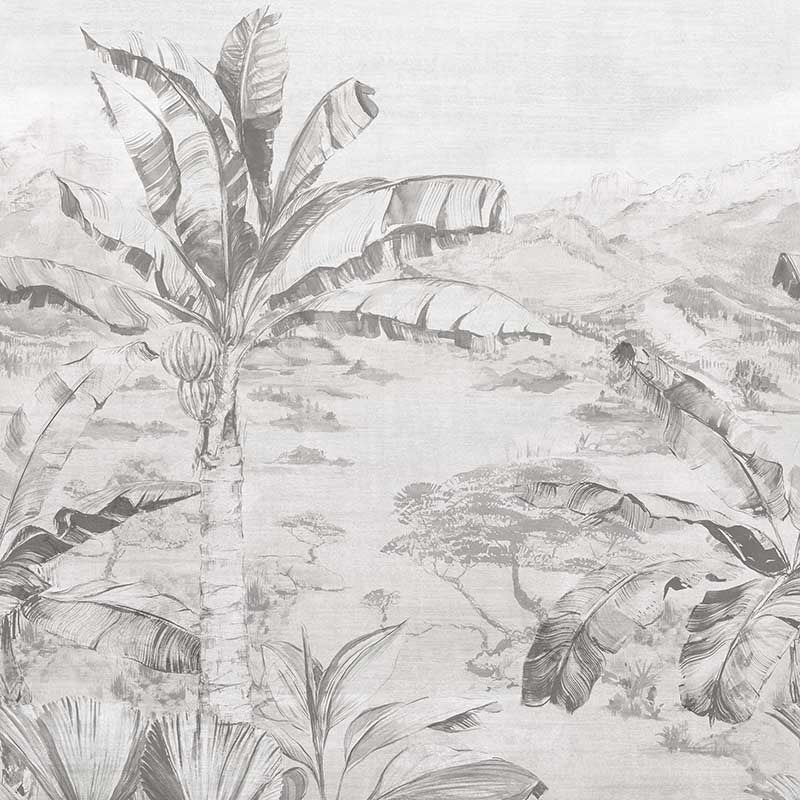 Purchase Sample - W7615-03 Martinique Graphite Osborne & Little Wallpaper