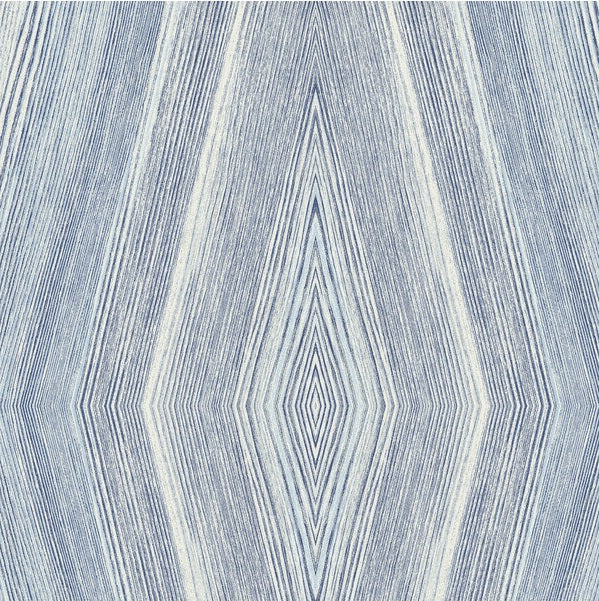 Sample WBP10902.WT.0 Crosscut Indigo Diamond Winfield Thybony Wallpaper