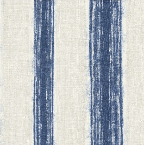 Sample WBP11202.WT.0 Silk Screen Indigo Geometric Winfield Thybony Wallpaper