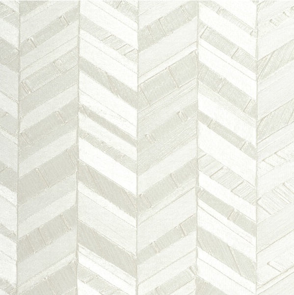 Sample WPW1201.WT.0 Arrow Mother Of Pearl Chevron Winfield Thybony Wallpaper