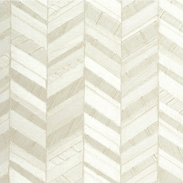Sample WPW1202.WT.0 Arrow Bone Chevron Winfield Thybony Wallpaper