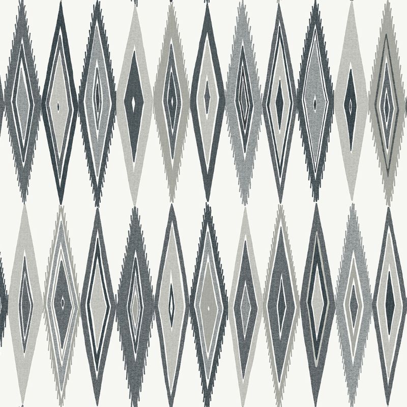 Sample - Wtk20000.Wt.0 | Bowfin, Grey Geometric - Winfield Thybony Wallpaper
