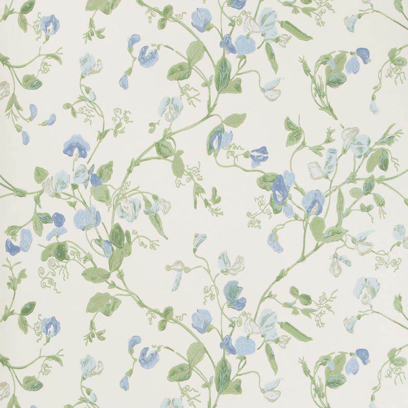 Select 100/6031 Cs Sweet Pea Blue By Cole and Son Wallpaper