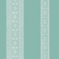 Buy 1014-001834 Kismet Turquoise Brynn Turquoise Paisley Stripe Wallpaper A Street Prints Wallpaper