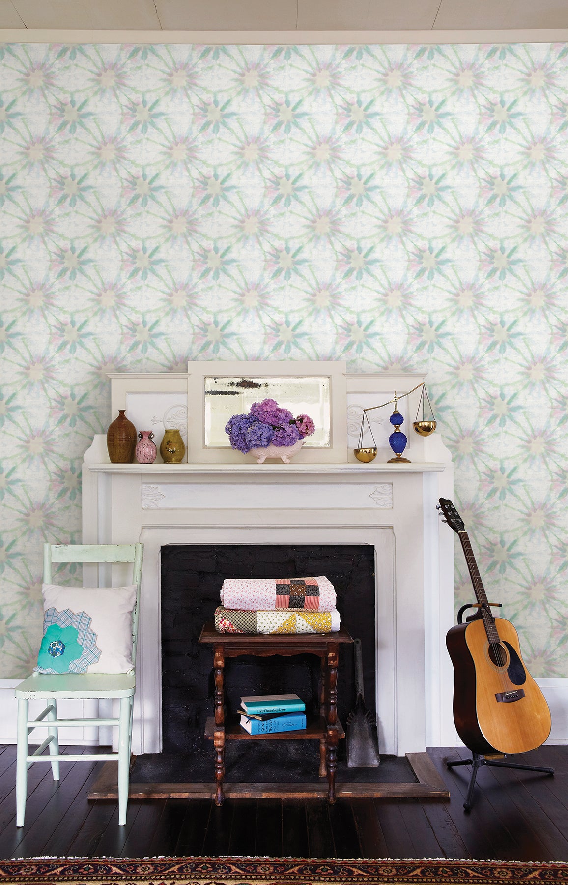 Search 1014-001856 Kismet Green Iris Green Shibori Wallpaper A Street Prints Wallpaper