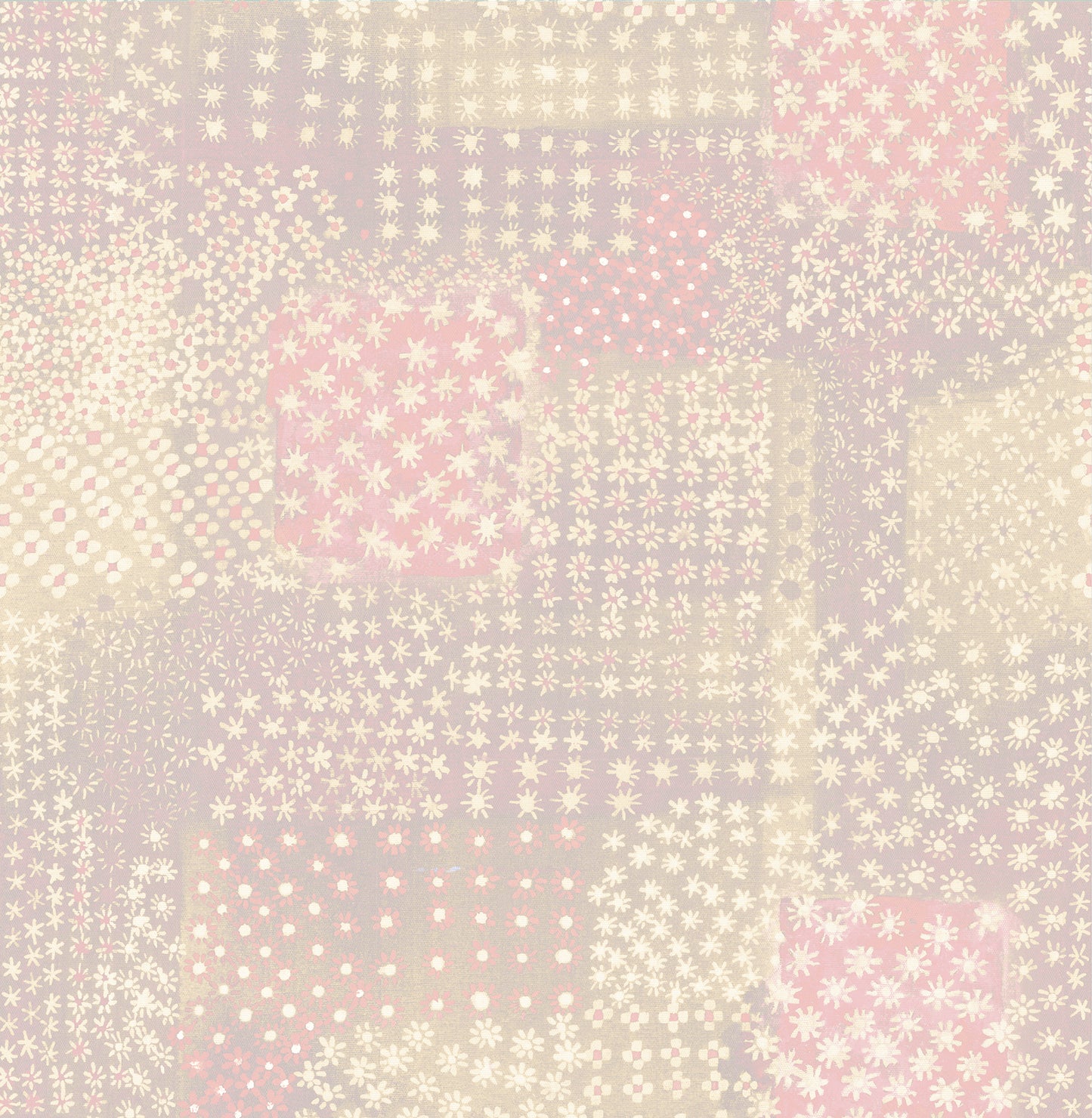 Purchase 1014-001864 Kismet Pink Flower Power Pink Patchwork Wallpaper A Street Prints Wallpaper