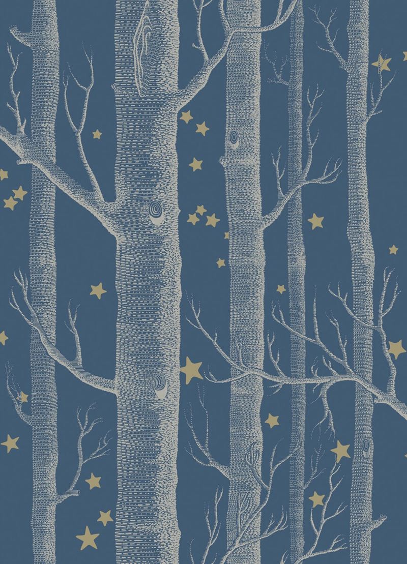 Search 103/1105/2 Cs Woods And Stars Midnight By Cole and Son Wallpaper
