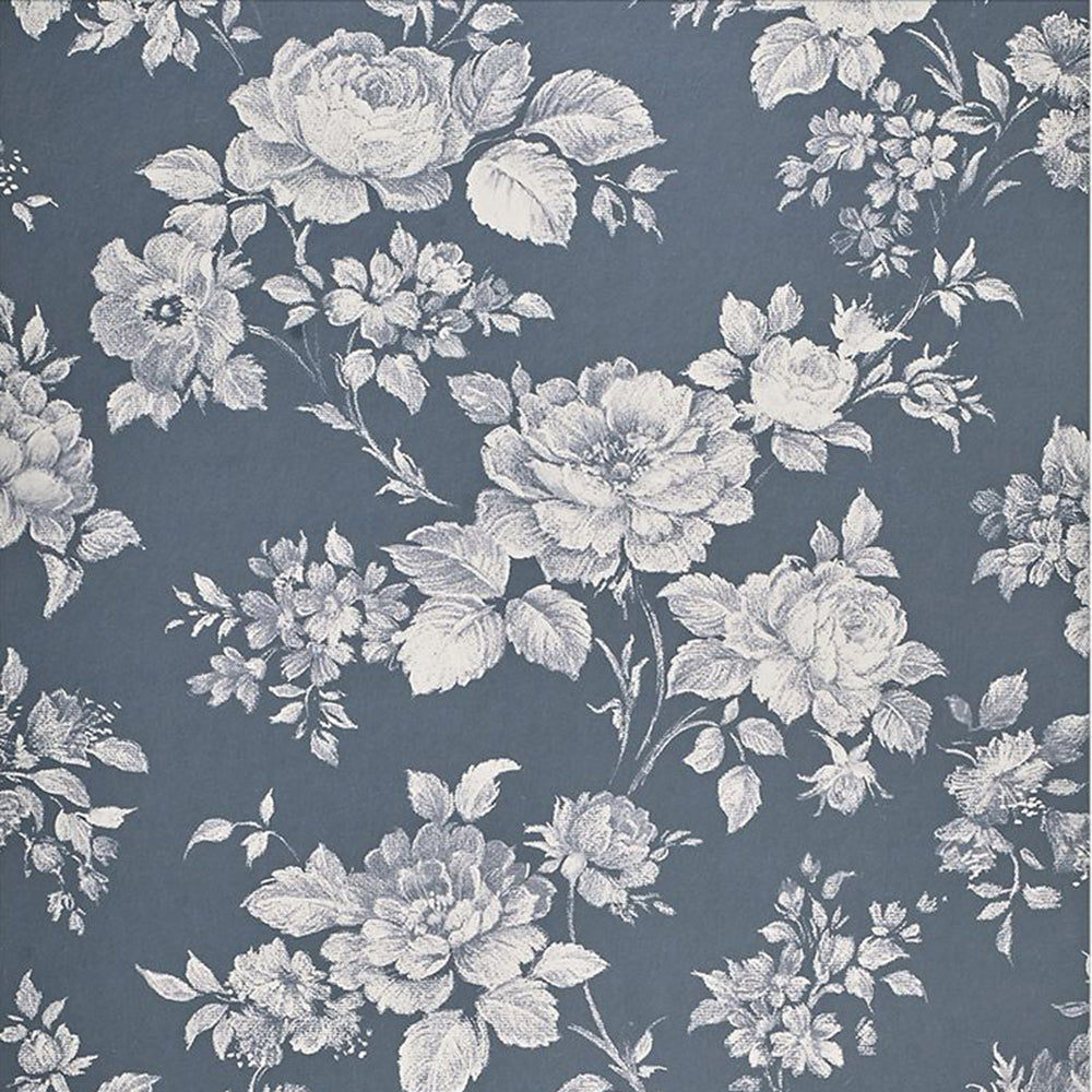 103507 - Graham & Brown, Muse Blue Removable Wallpaper