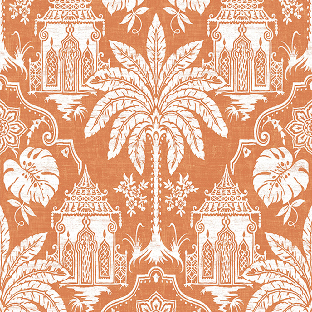 Acquire Graham & Brown Wallpaper Imperial Orange Removable Wallpaper