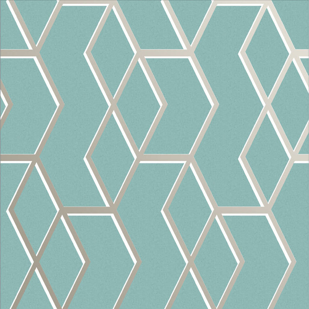 Search Graham & Brown Wallpaper Archetype Mint and White Gold Removable Wallpaper