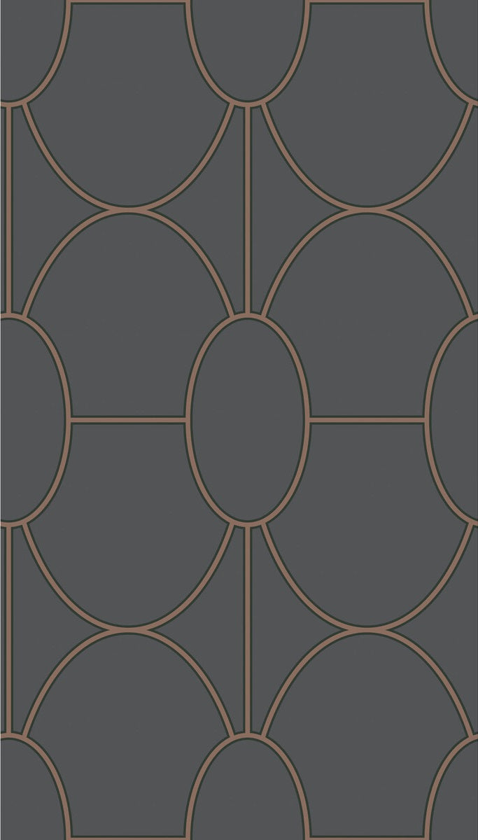 Find 105/6029 Cs Riviera Charcoal By Cole and Son Wallpaper