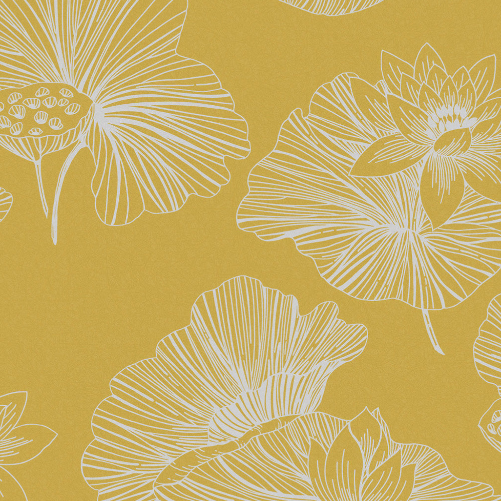 105937 - Graham & Brown, Lotus Summer Removable Wallpaper