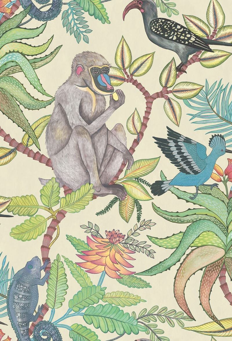 Search 109/1007 Cs Savuti Cream Multi By Cole and Son Wallpaper