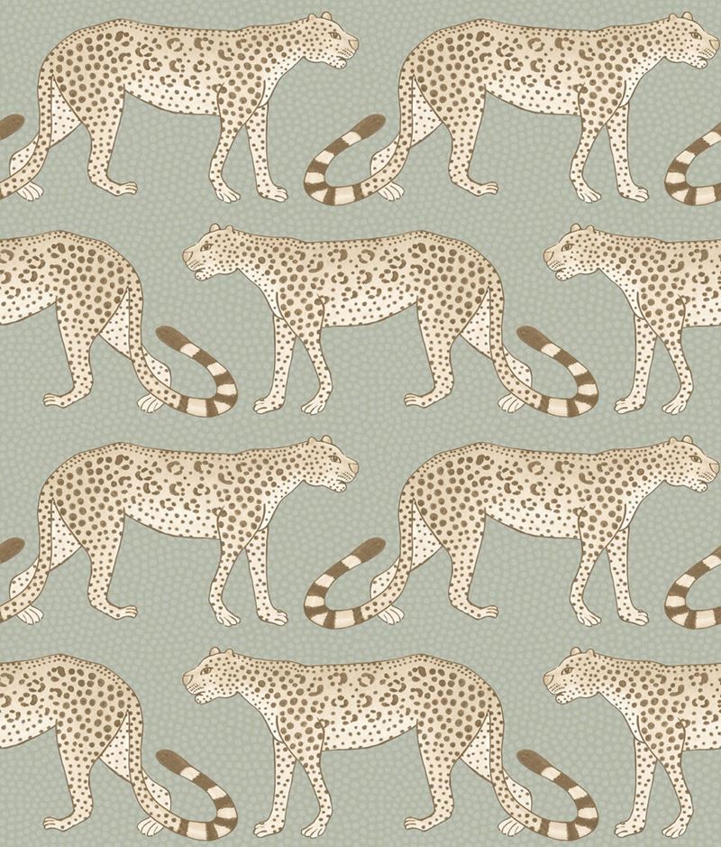 Select 109/2009 Cs Leopard Walk Olive And White By Cole and Son Wallpaper