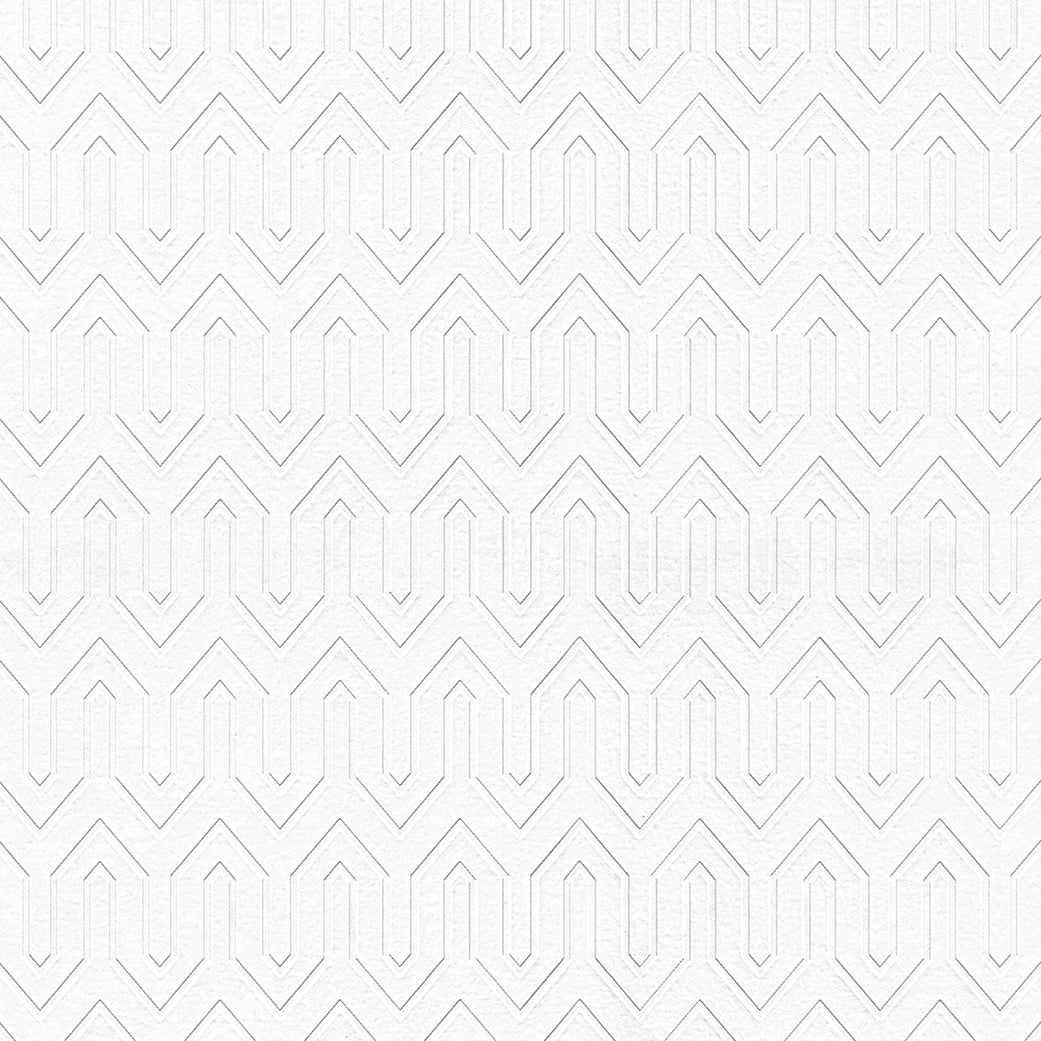 11010-10 | Maze Stripe Paintable Wallpaper, Whites - Erismann Wallpaper