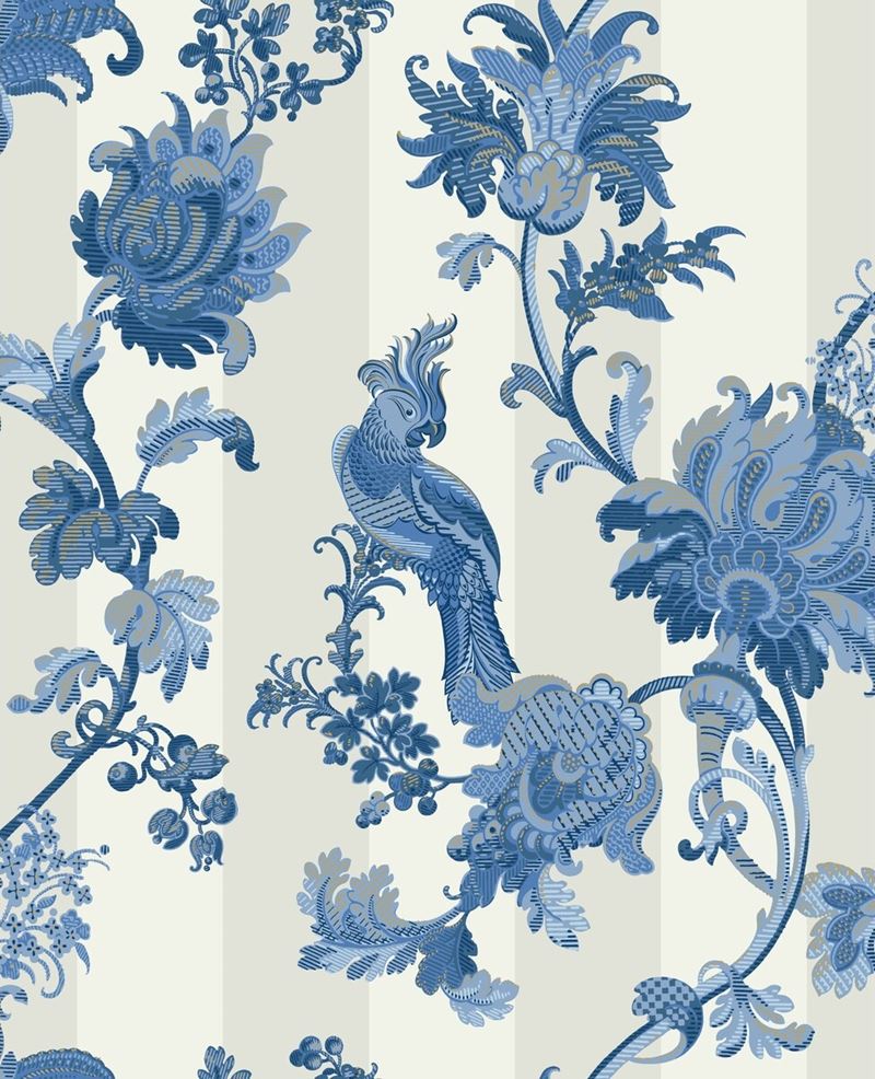 Buy 113/8022 Cs Zerzura China Blue By Cole and Son Wallpaper