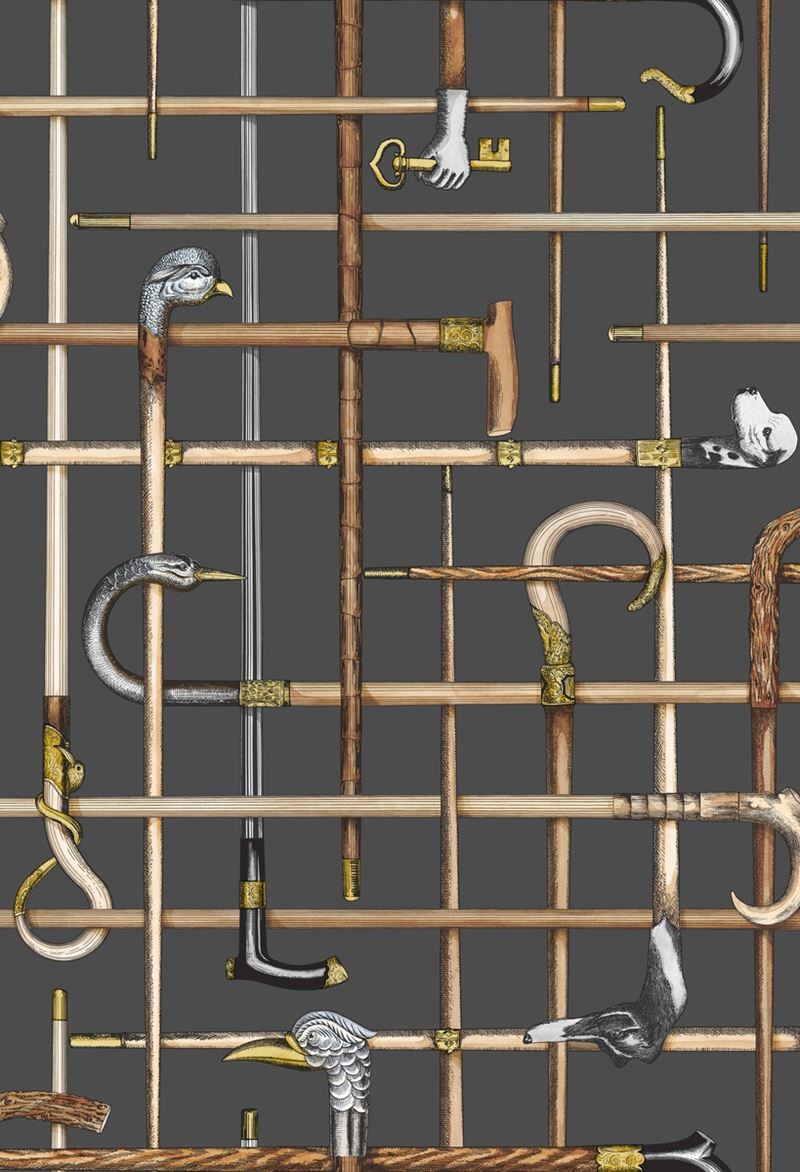 Looking for 114/14028 Cs Bastoni Charcoal By Cole and Son Wallpaper