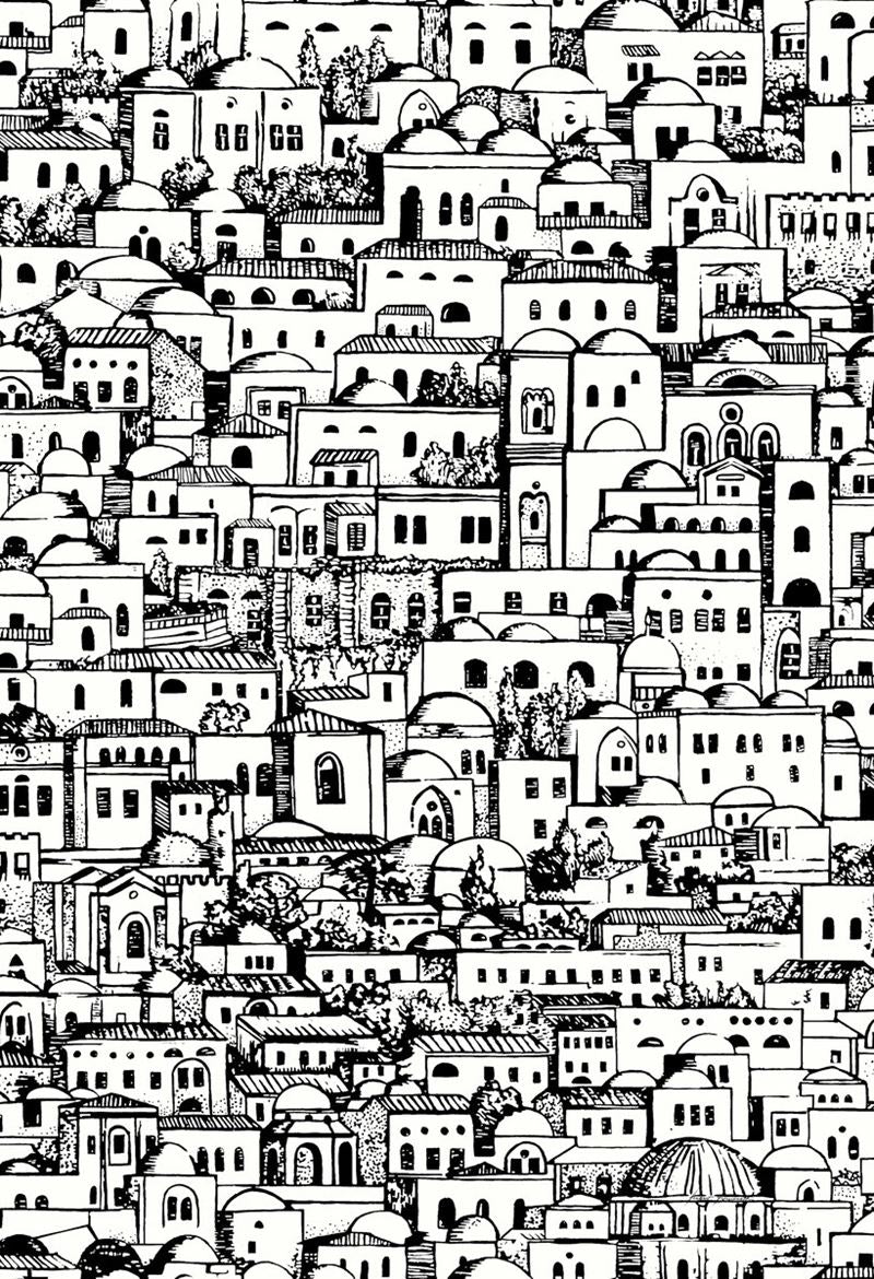 Purchase 114/19039 Cs Mediterranea White Black By Cole and Son Wallpaper