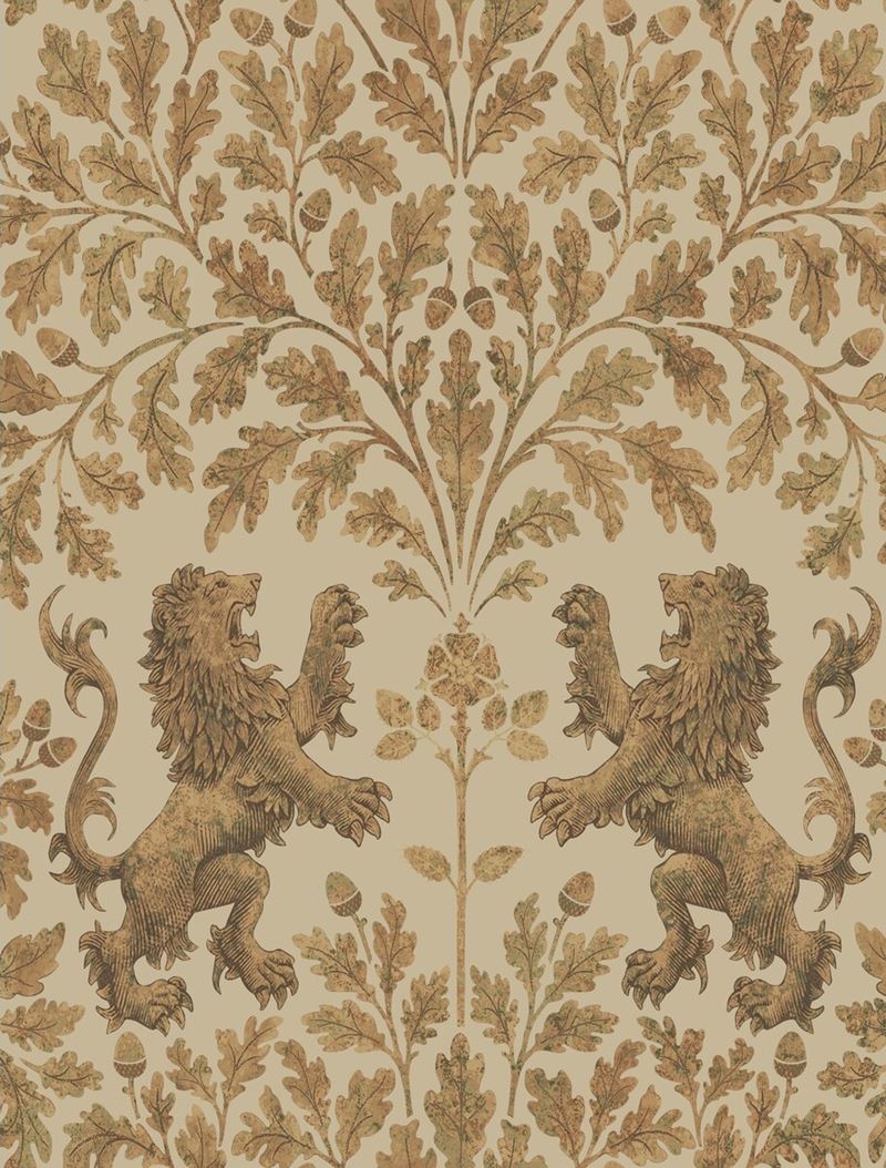 Search 116/10037 Cs Boscobel Oak M Gold Oat By Cole and Son Wallpaper