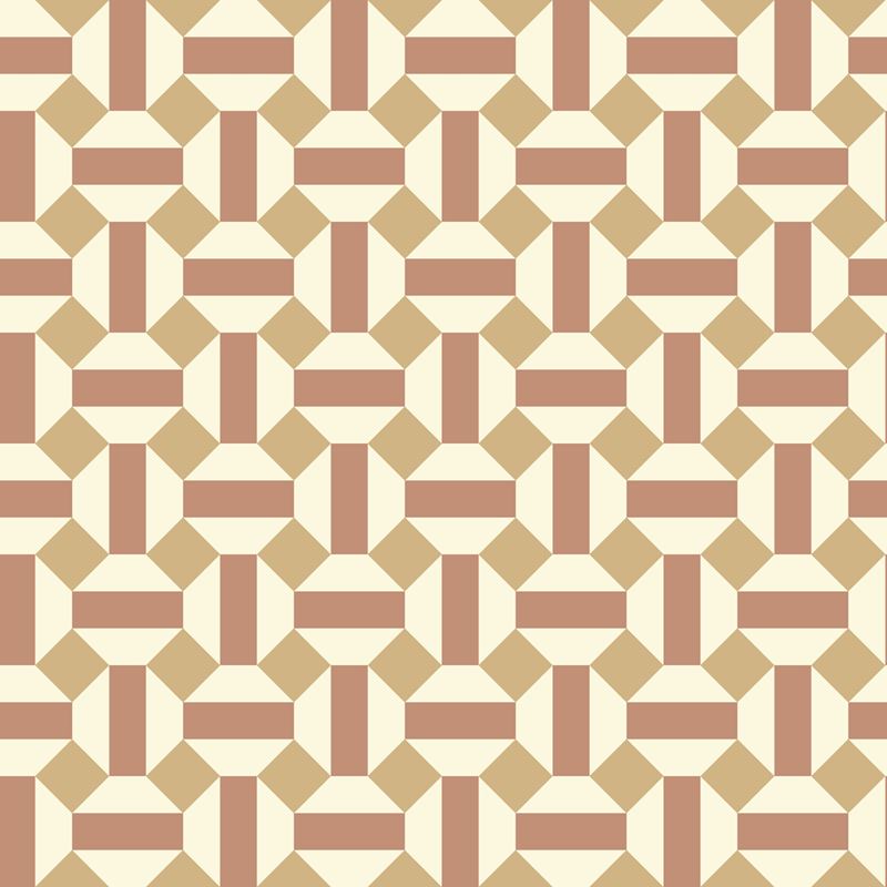 Order 117/12039 Cs Alicatado Terracotta On Parchment By Cole and Son Wallpaper