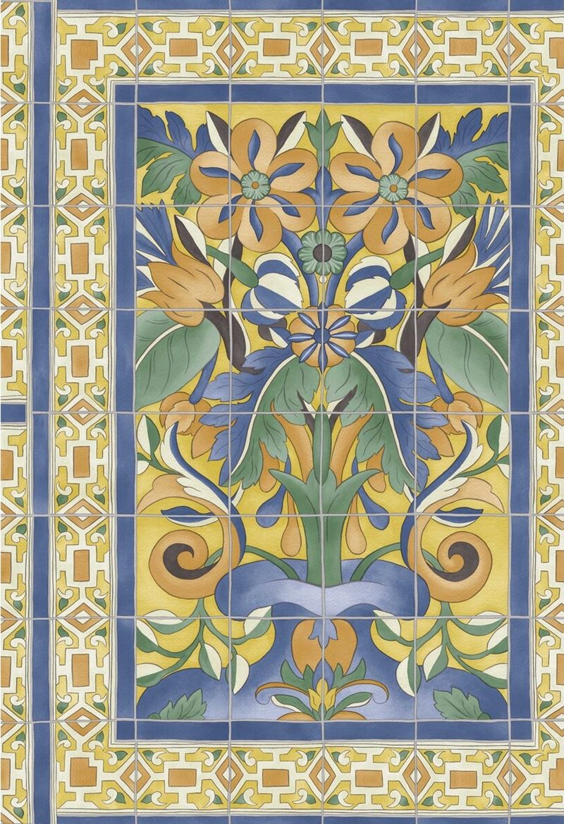 Purchase 117/5015 Cs Triana Marigold And Hyacinth Canary Yellow By Cole and Son Wallpaper