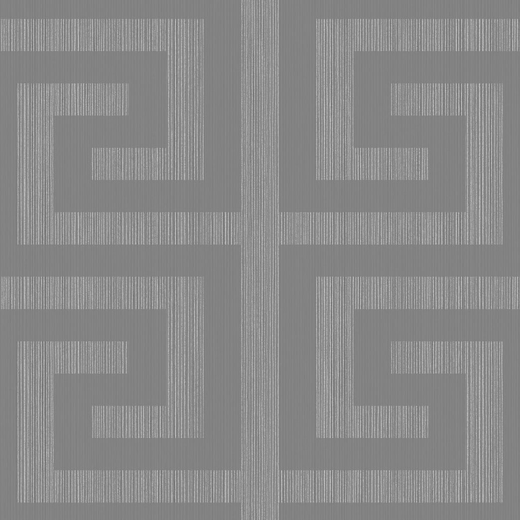 2232002 | Greek Key, Silver - Etten Gallerie Wallpaper