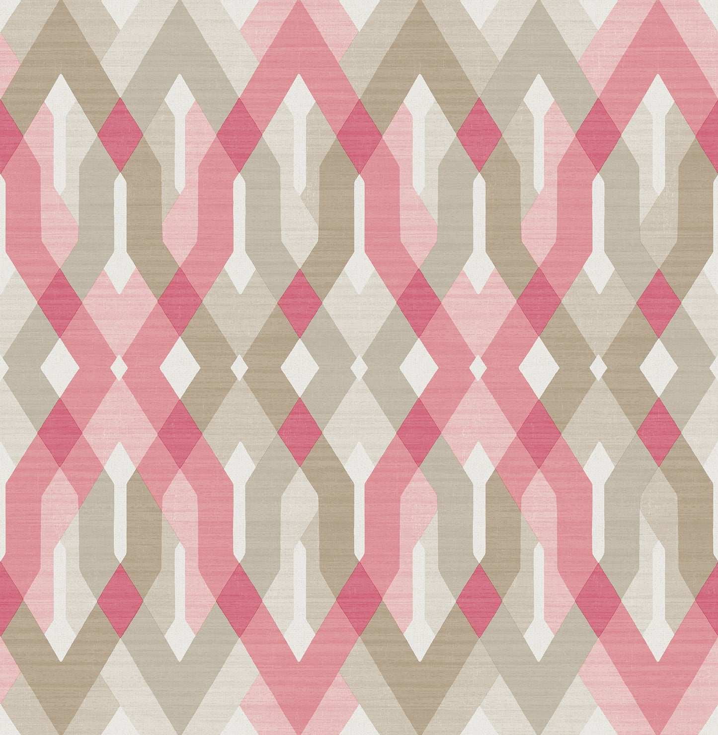 Acquire 2656-004041 Catalina Pink Geometrics A-Street Prints Wallpaper