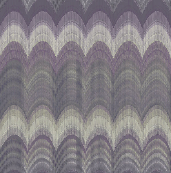 Select 2671-22446 Azmaara August Purple Wave Kenneth James Wallpaper