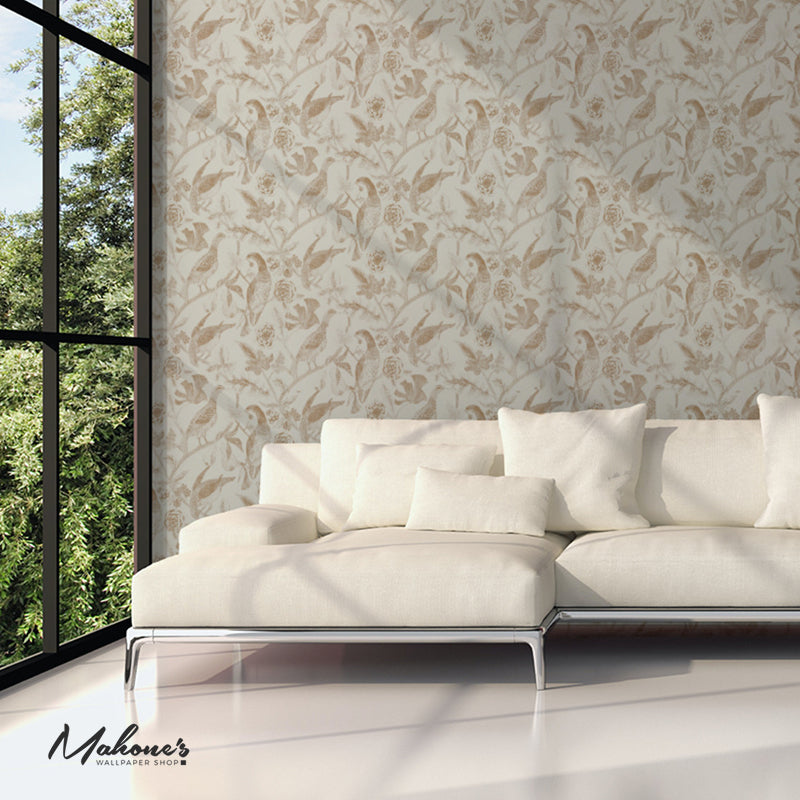 Order 2700200 Katmandu Beige Schumacher Wallpaper