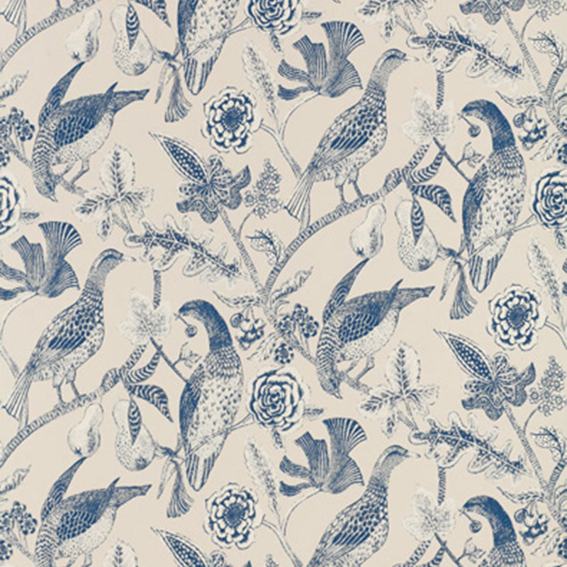 Save on 2700201 Katmandu Navy Schumacher Wallpaper