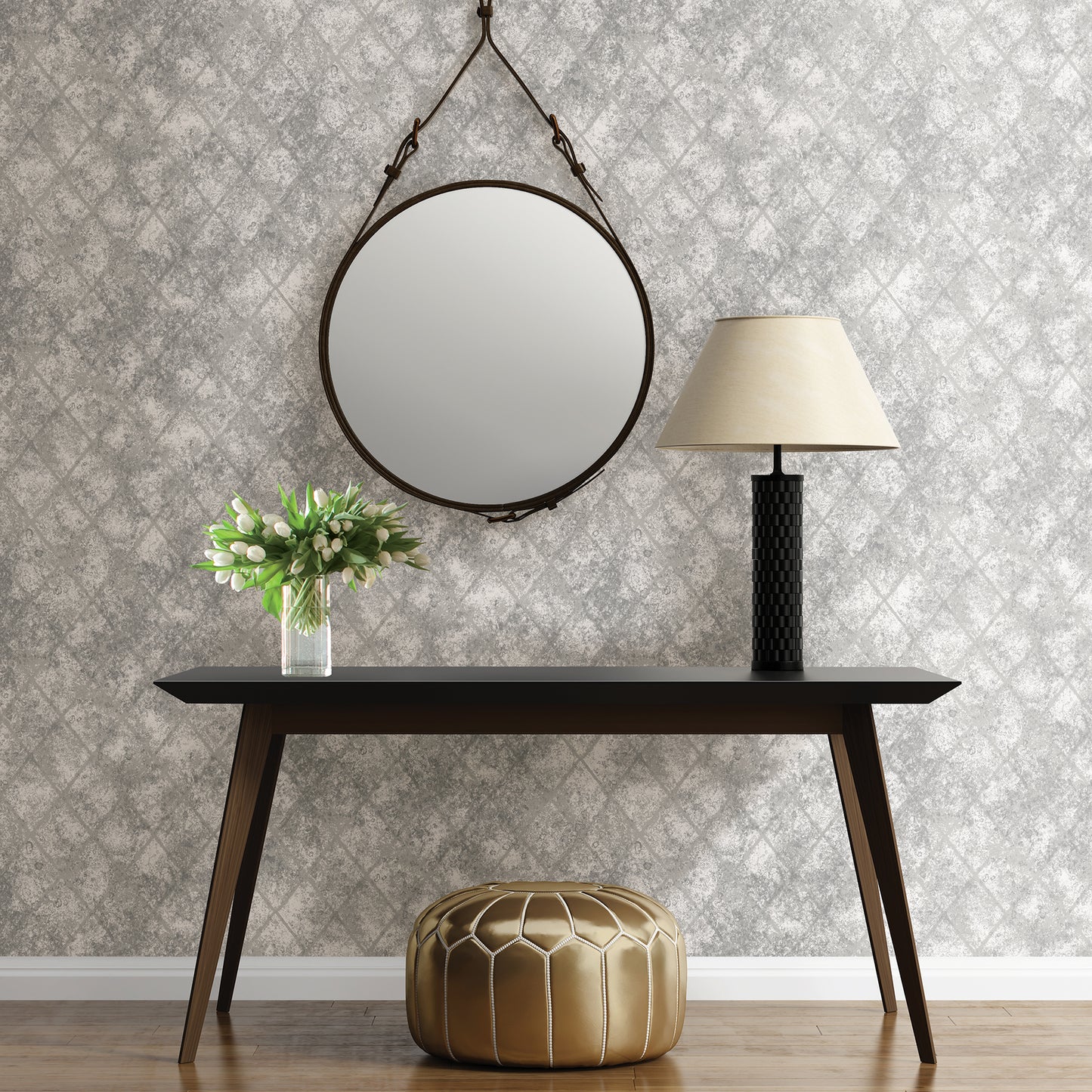 Shop 2701-22326 Reclaimed Silver Faux Effects A-Street Prints Wallpaper