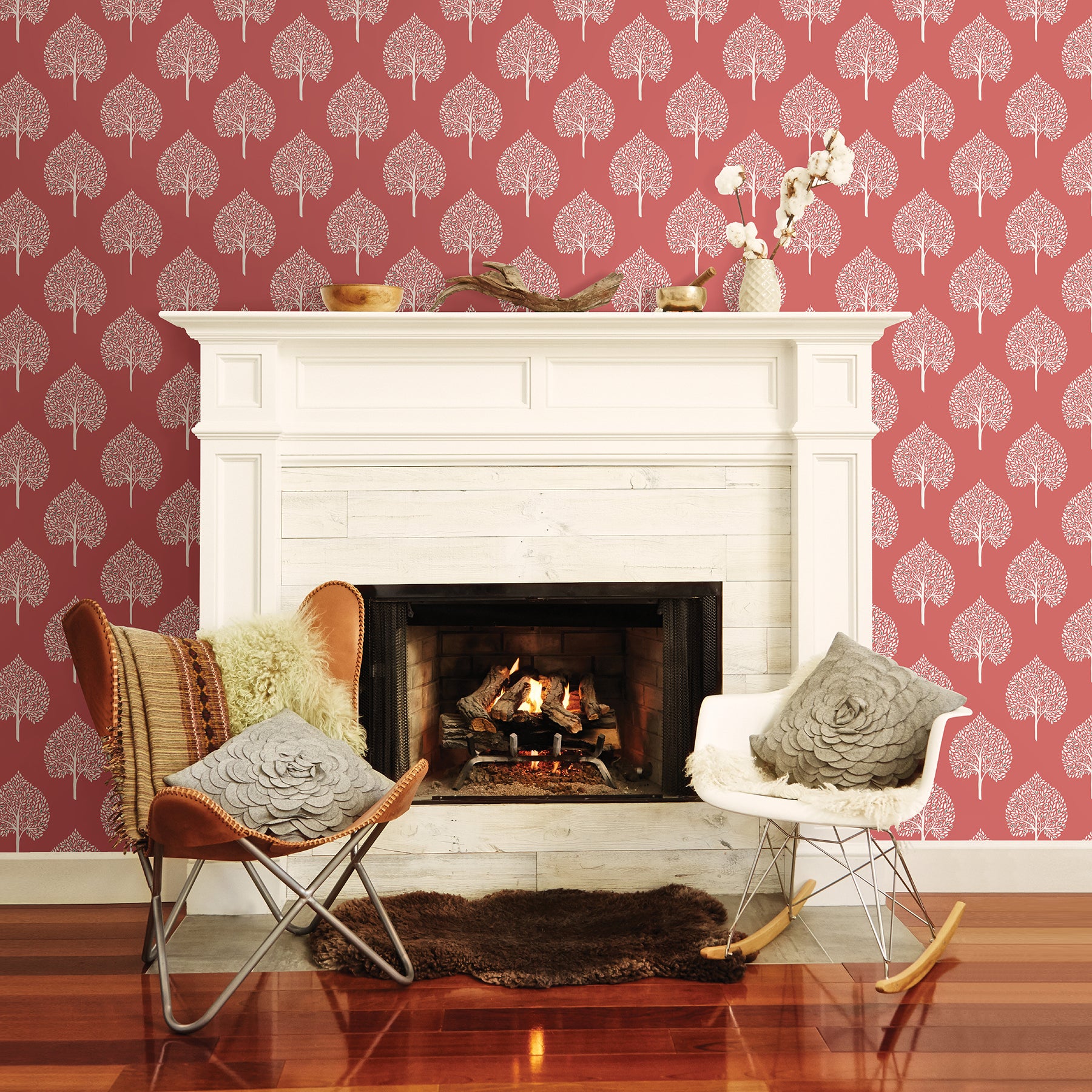 Shop 2702-22707 Grove Coral Tree by A-Street Prints Wallpaper