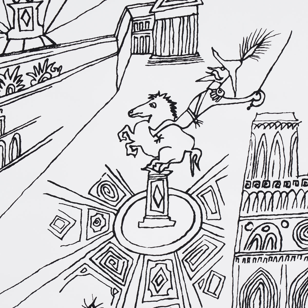 Looking for 2705780 Views Of Paris Black and White by Schumacher Wallpaper