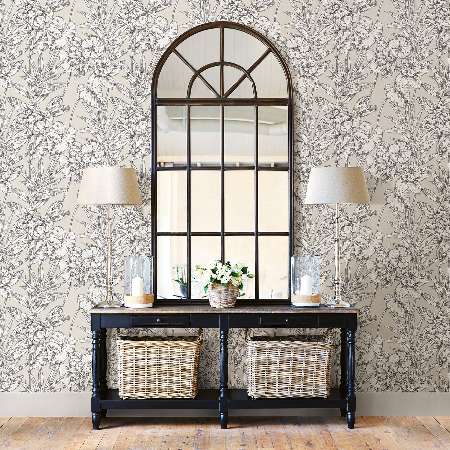 Acquire 2744-24104 Solstice Beige Botanical A-Street Prints Wallpaper