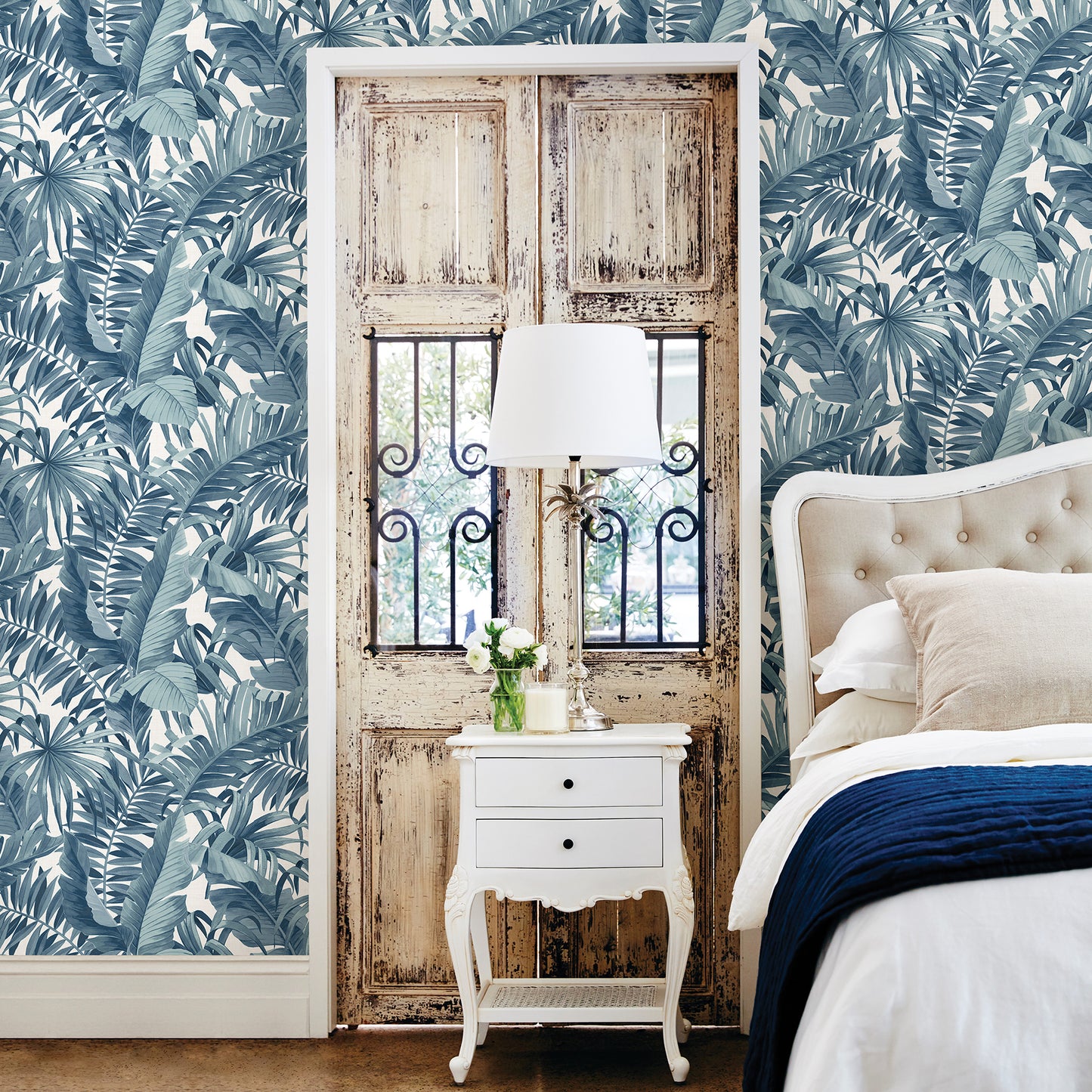 Save on 2744-24133 Solstice Navy Botanical A-Street Prints Wallpaper