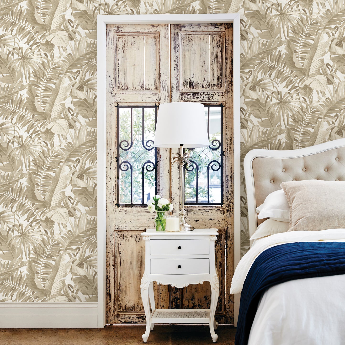 Select 2744-24135 Solstice Taupe Botanical A-Street Prints Wallpaper