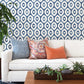 Looking for 2744-24143 Solstice Blue Geometric A-Street Prints Wallpaper
