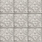 Shop 2766-23763 KItchen  Bath Essentials Houston White Tin Tile Brewster Wallpaper