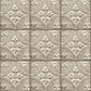 Buy 2766-23764 KItchen  Bath Essentials Houston Cream Tin Tile Brewster Wallpaper