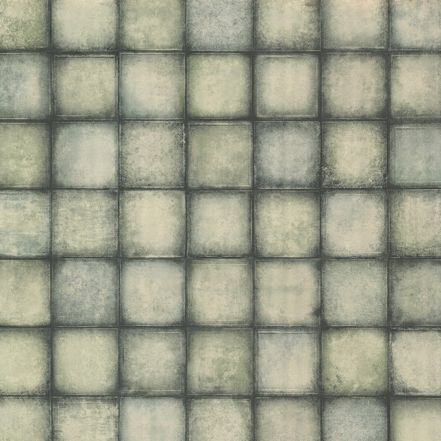 Acquire 2766-24081 KItchen  Bath Essentials Soucy Teal Tiles Brewster Wallpaper