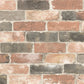 Looking 2767-22320 Adams Multicolor Reclaimed Bricks Techniques & Finishes III Brewster
