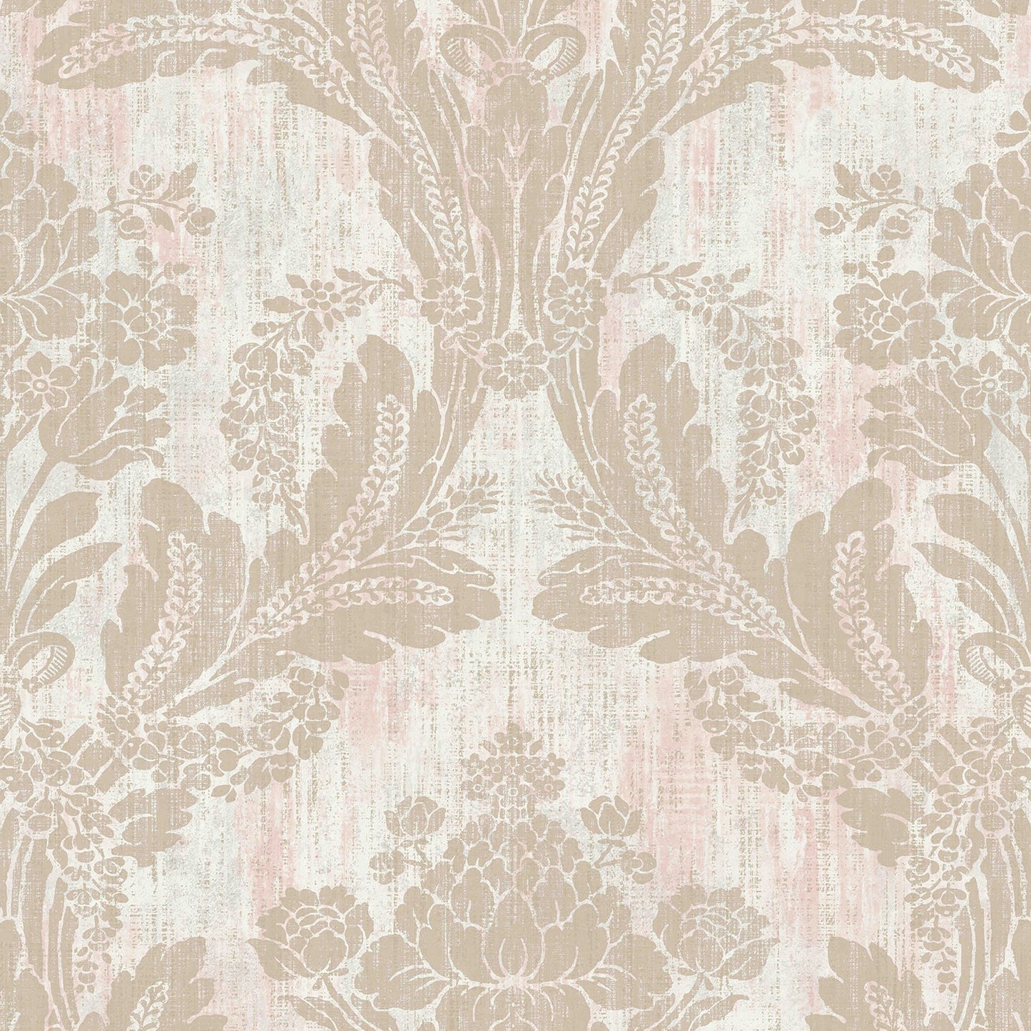 Search 2835-M1411 Deluxe Neutrals Damasks Wallpaper by Advantage