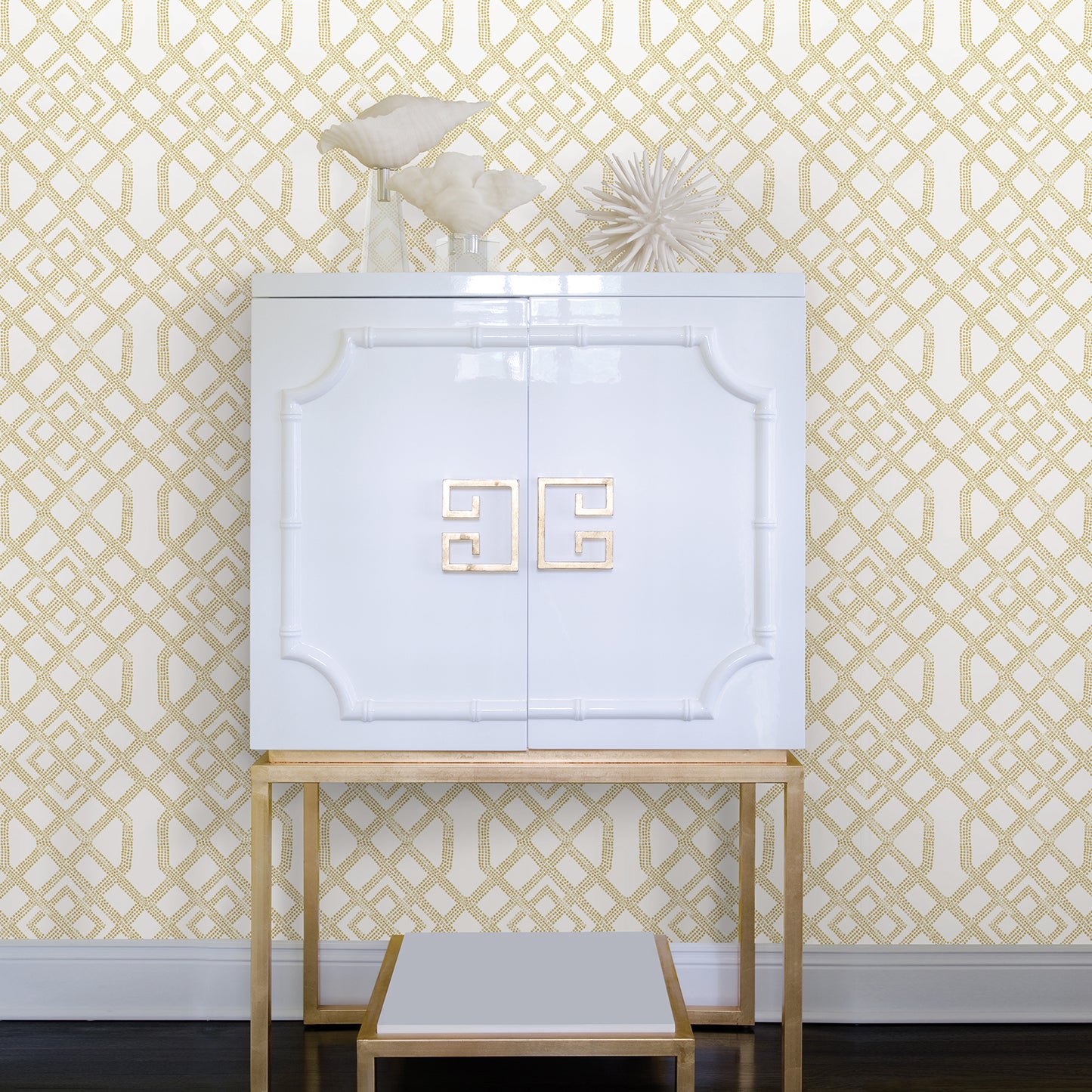 Shop 2861-25707 Equinox Traverse Beige Trellis Beige A-Street Prints Wallpaper